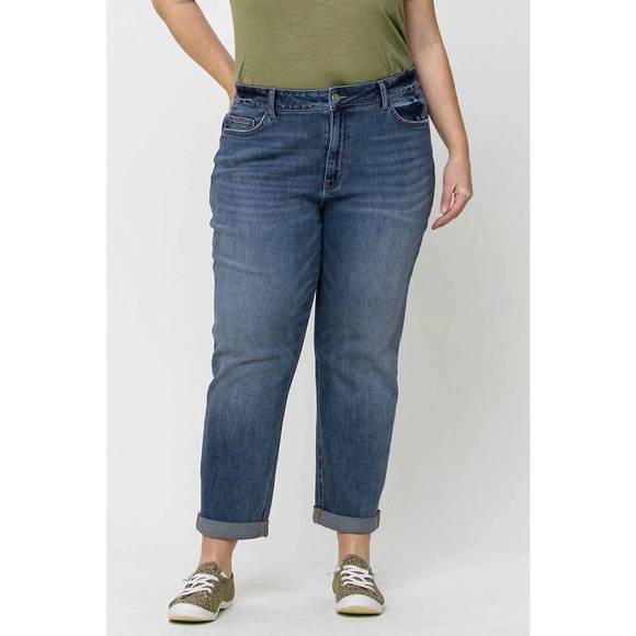 Vervet By Flying Monkey - Distressed Boyfriend Jeans